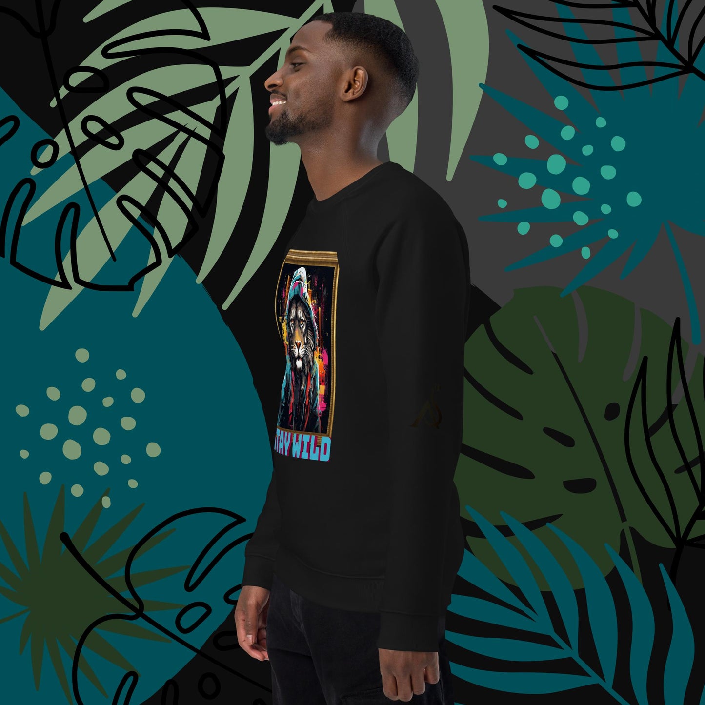 Men Stay Wild Graphic Sweatshirt