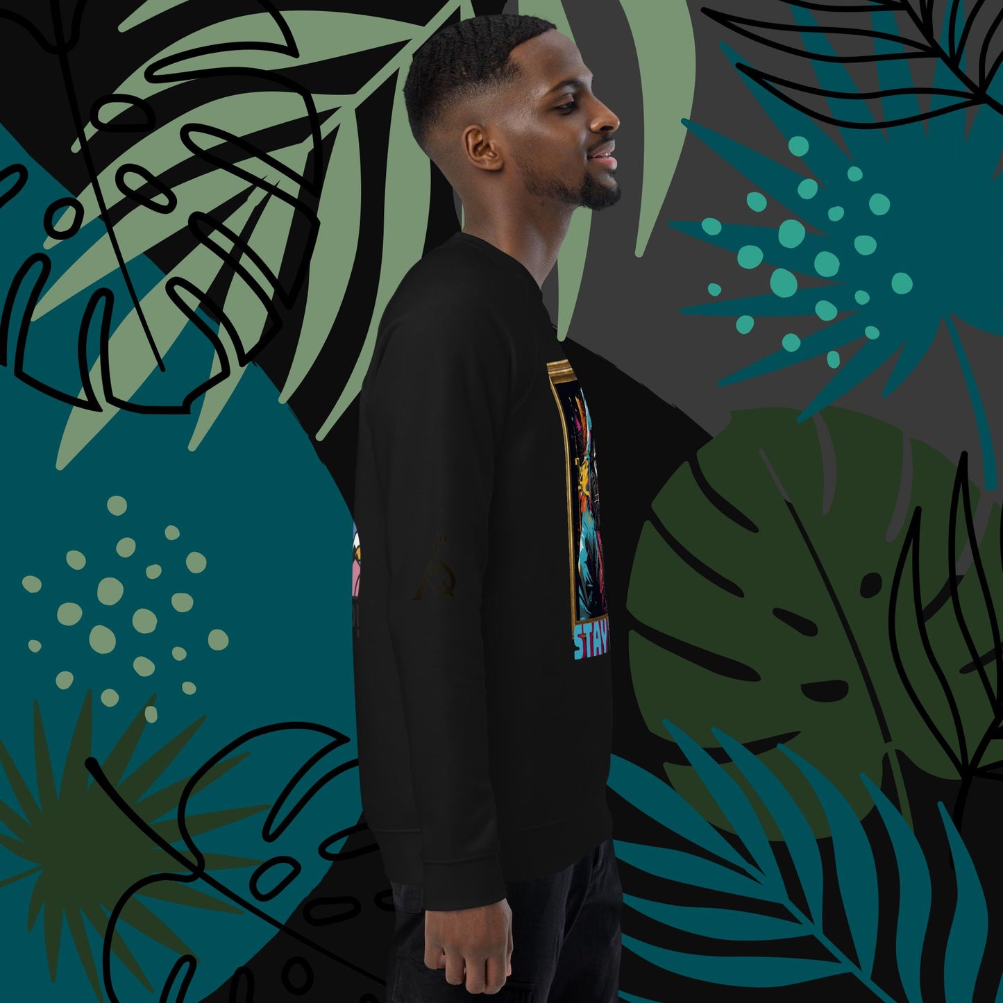 Men Stay Wild Graphic Sweatshirt