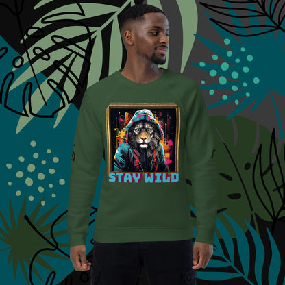 Men Stay Wild Graphic Sweatshirt