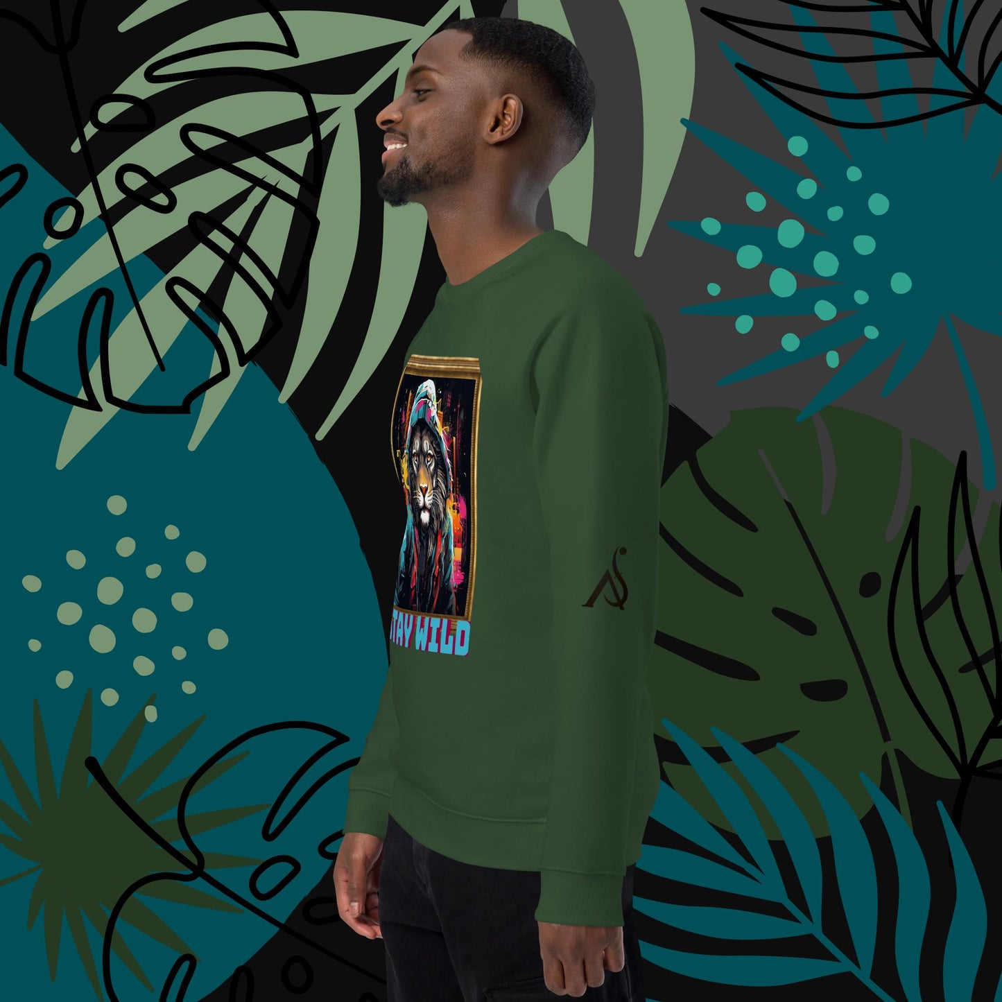 Men Stay Wild Graphic Sweatshirt