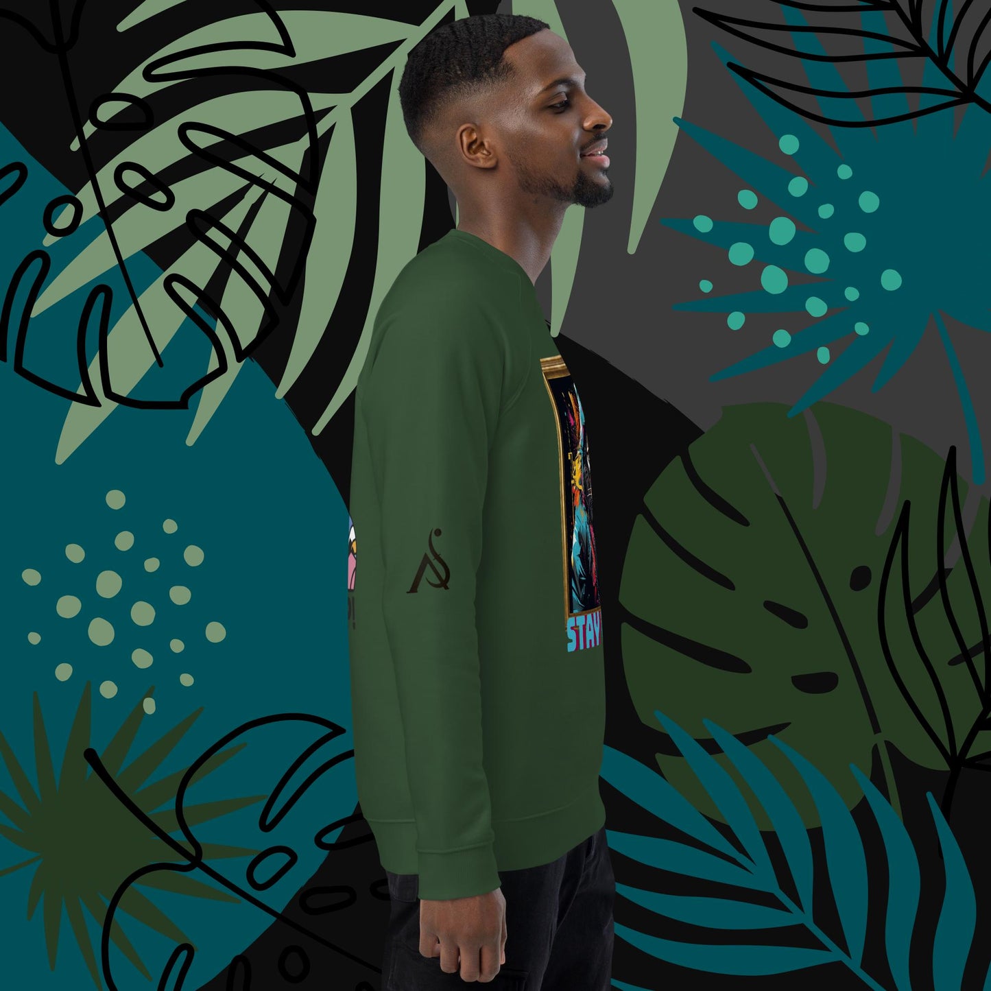 Men Stay Wild Graphic Sweatshirt