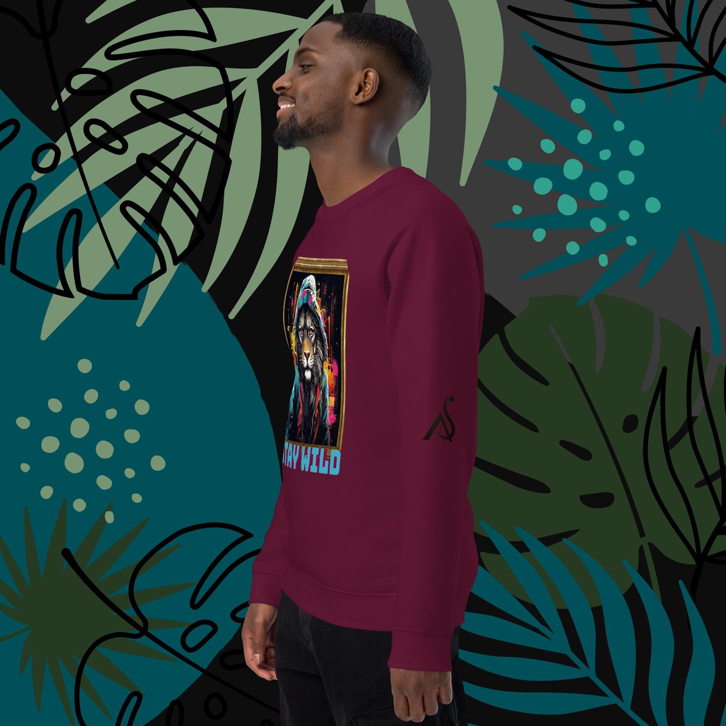 Men Stay Wild Graphic Sweatshirt