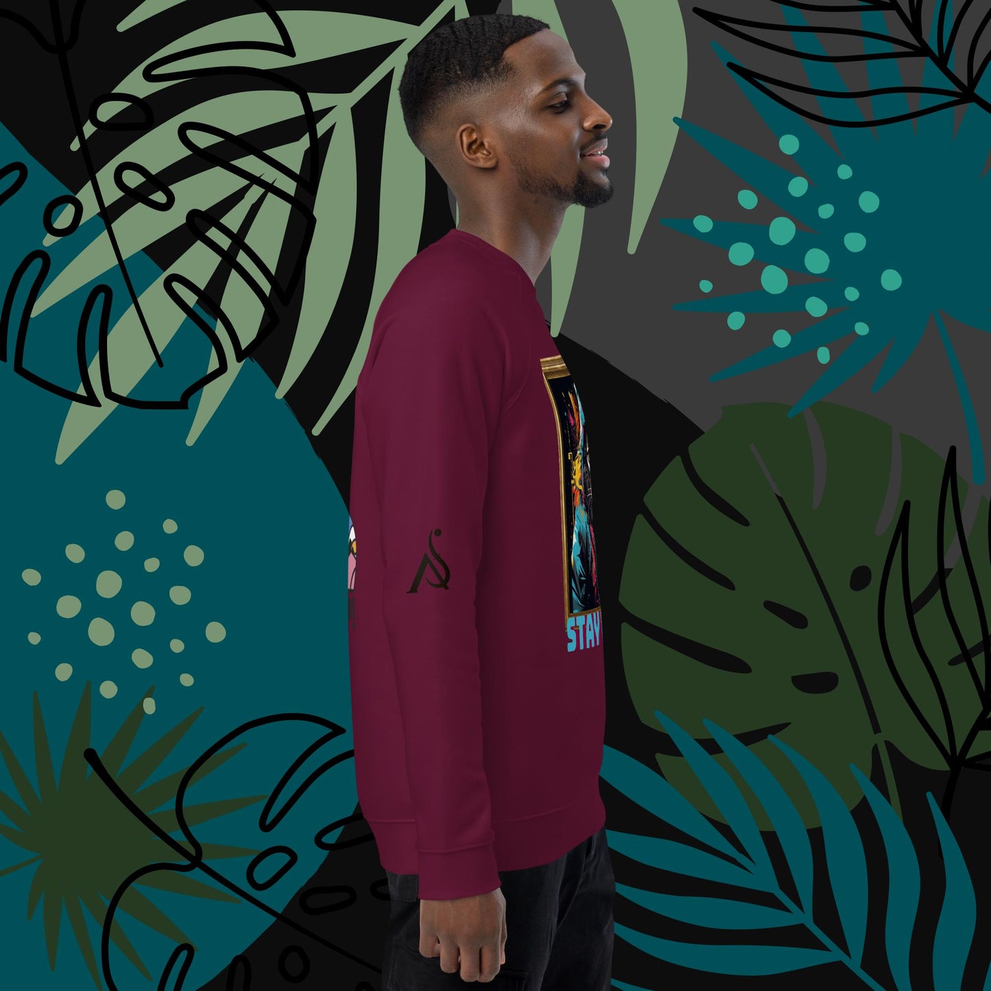Men Stay Wild Graphic Sweatshirt