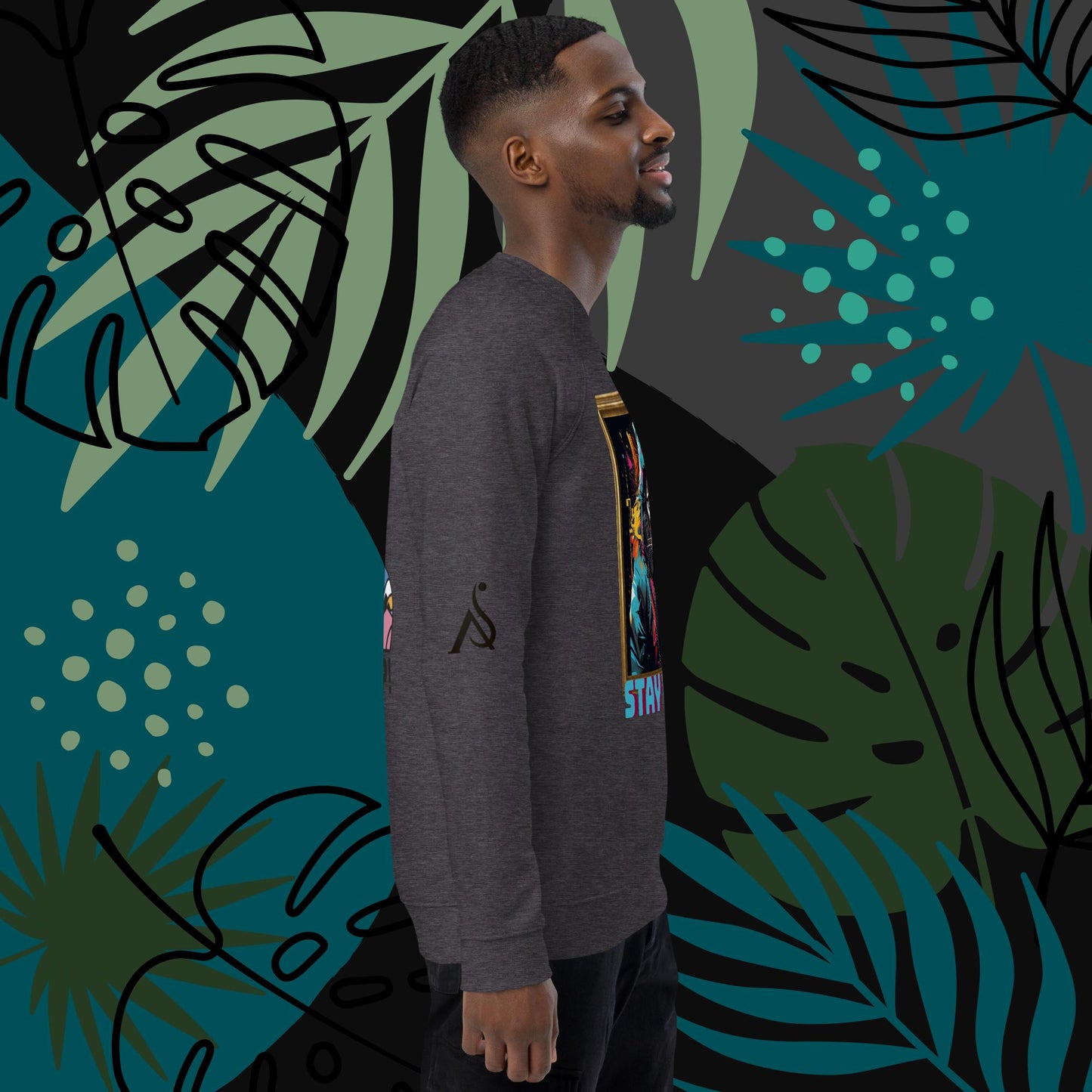 Men Stay Wild Graphic Sweatshirt