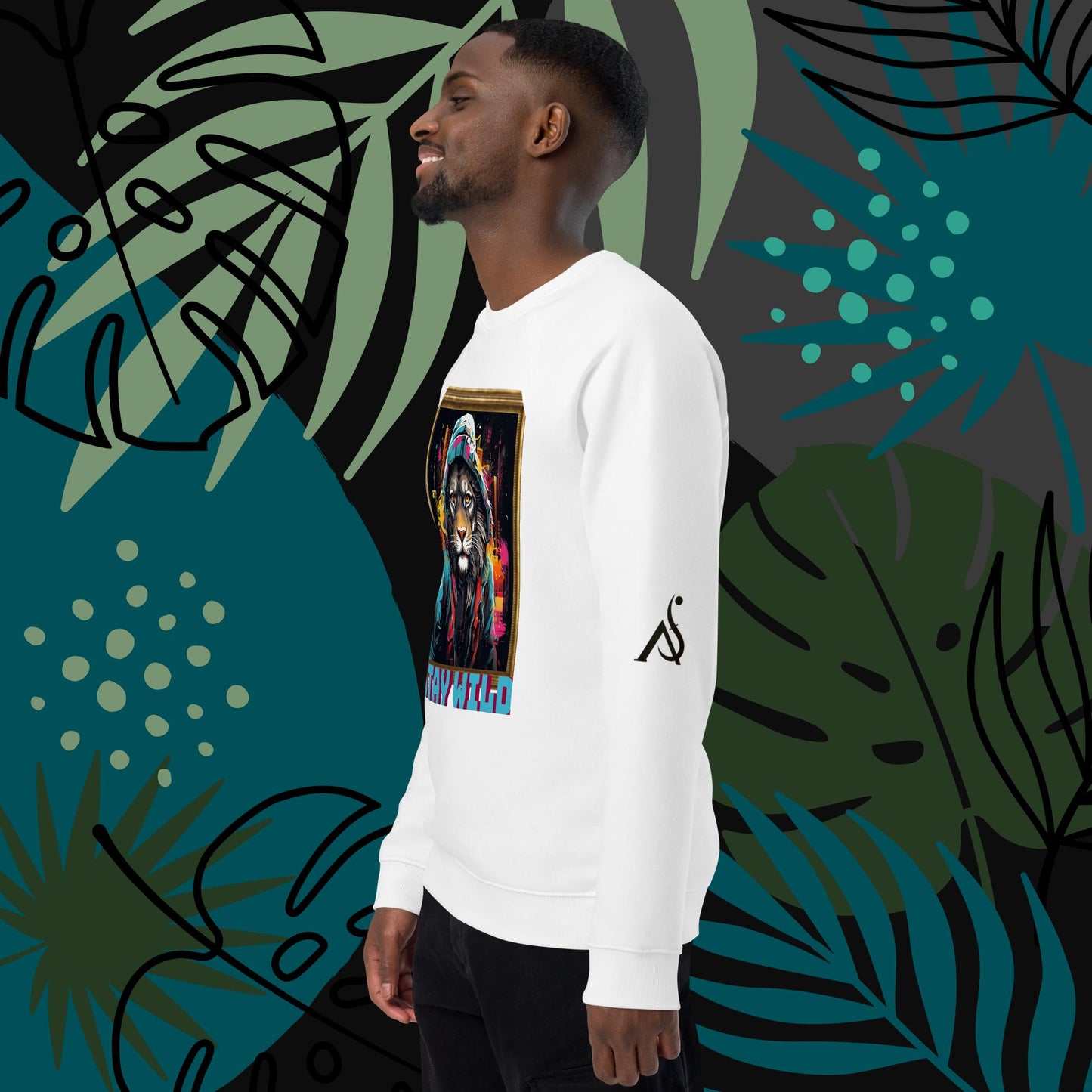 Men Stay Wild Graphic Sweatshirt