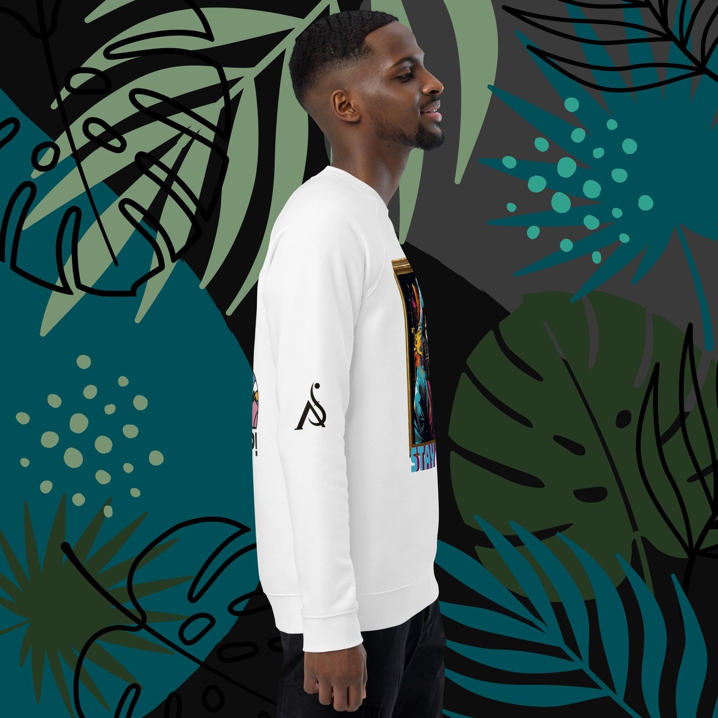 Men Stay Wild Graphic Sweatshirt